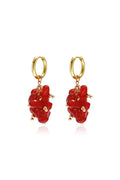 Pendientes de cuentas de acero inoxidable, serie Simple Daily, joyería para mujer
