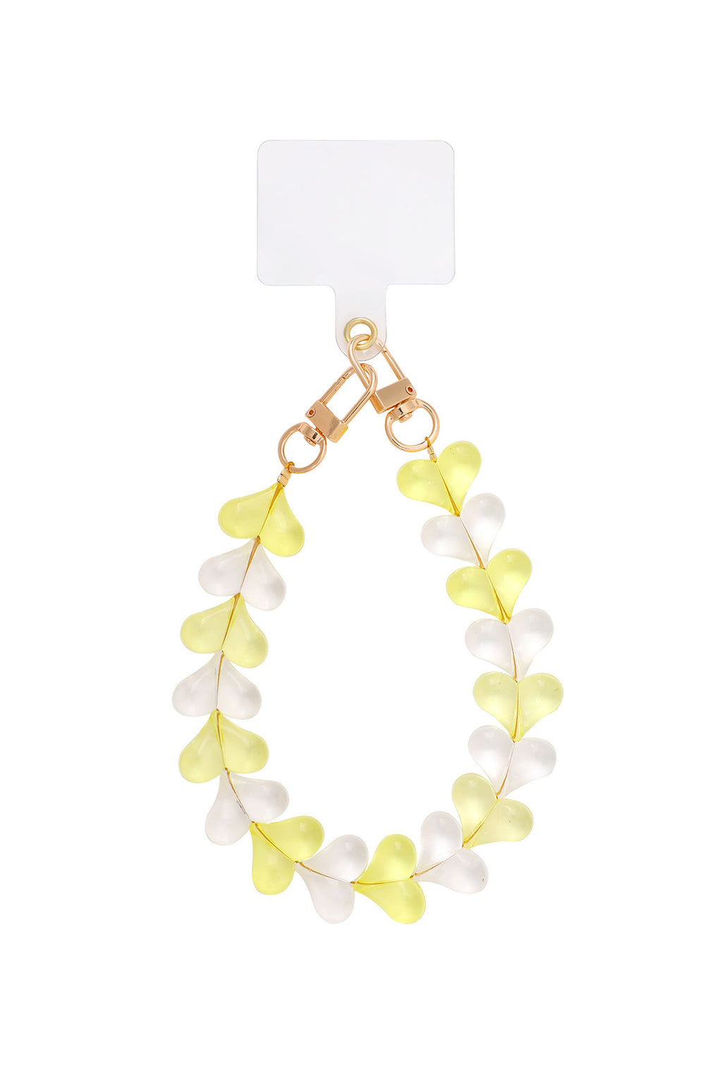 Vibrant Acrylic Heart Phone Chain for Everyday Style