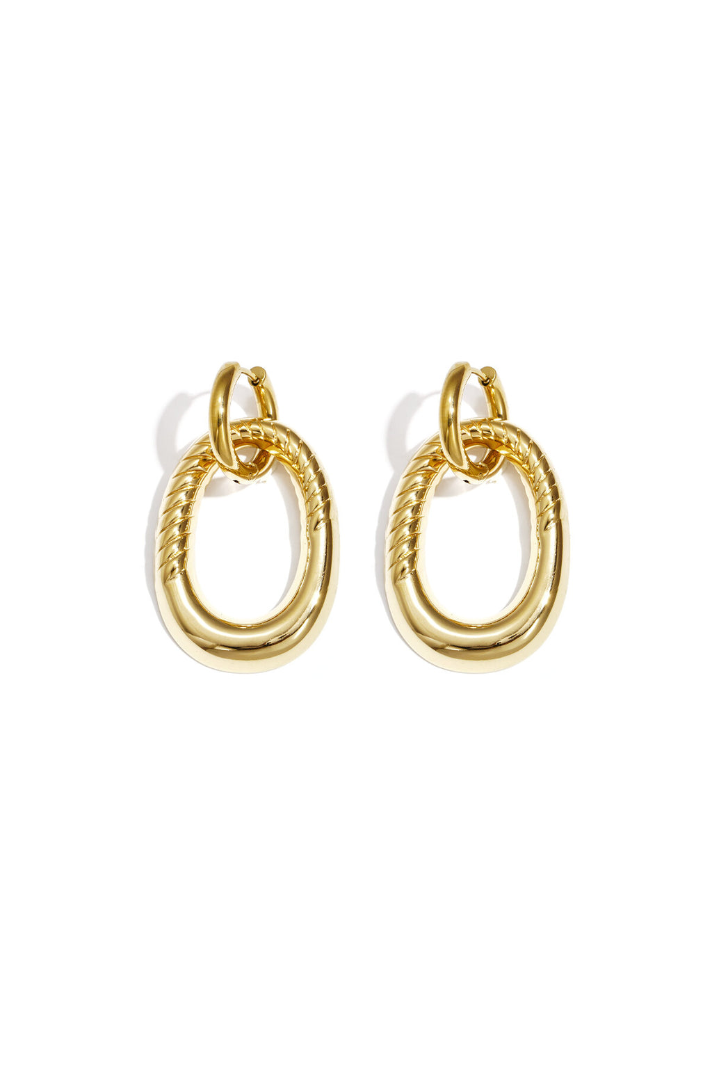 Elegant Gold Drop Earrings for Women - Simple & Stylish