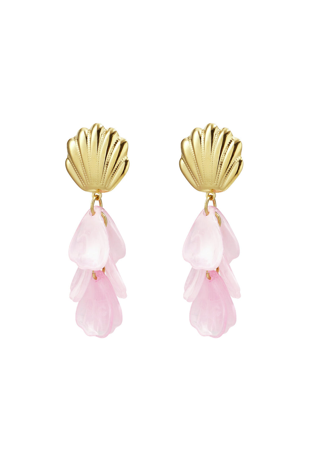 Elegant Shell Drop Earrings for Spring/Summer