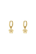 Stylish Rhinestone Drop Earrings - Silver & Gold