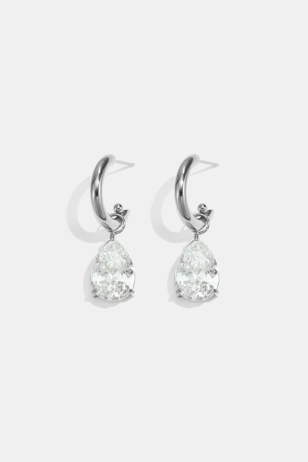 Pendientes colgantes de acero inoxidable Droplet Simple Daily Simple Series Joyería para mujer