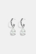 Pendientes colgantes de acero inoxidable Droplet Simple Daily Simple Series Joyería para mujer