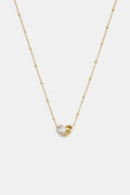 Collares con colgante de acero inoxidable con forma de corazón, de la serie Daily Simple para mujer.