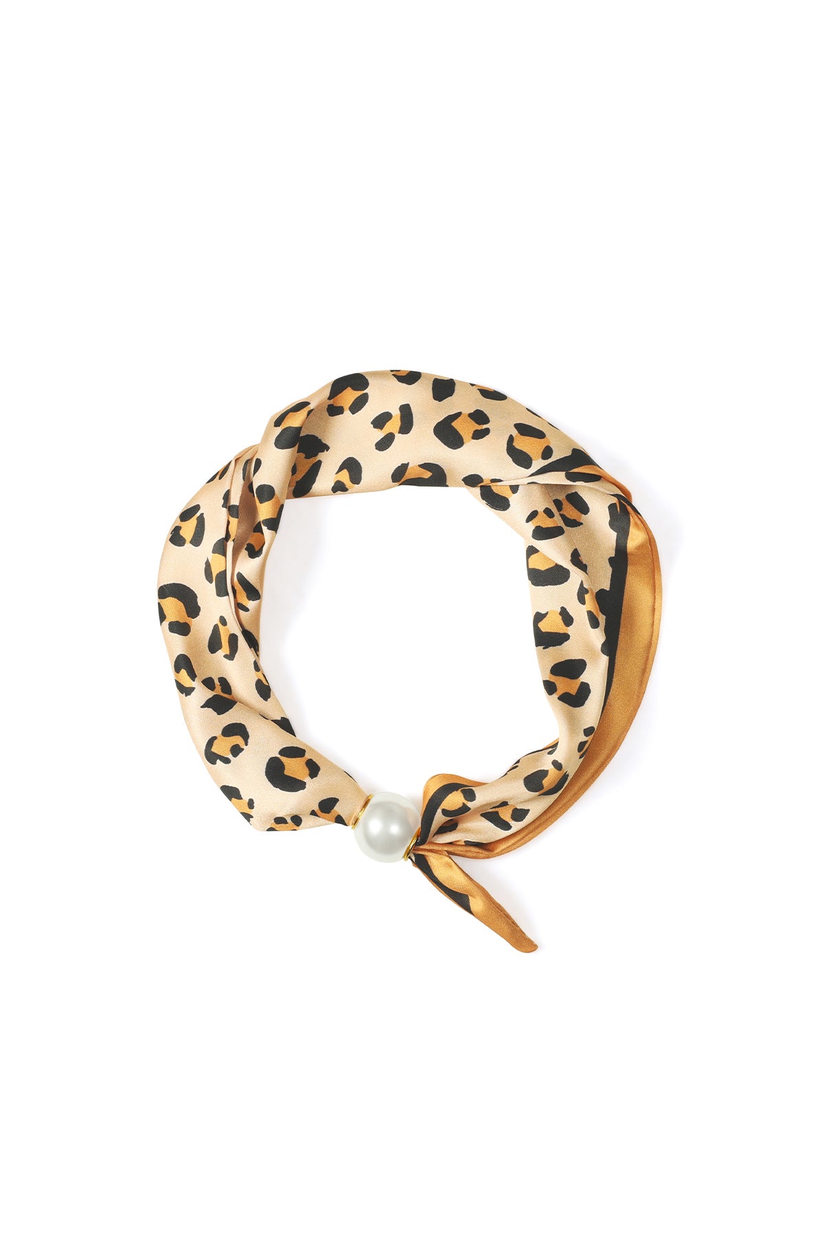 Bufandas de verano con estampado de leopardo, estilo casual, de poliéster, accesorios para el día a día.
