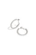 Elegant Circle Party Earrings for Women - Silver & Gold