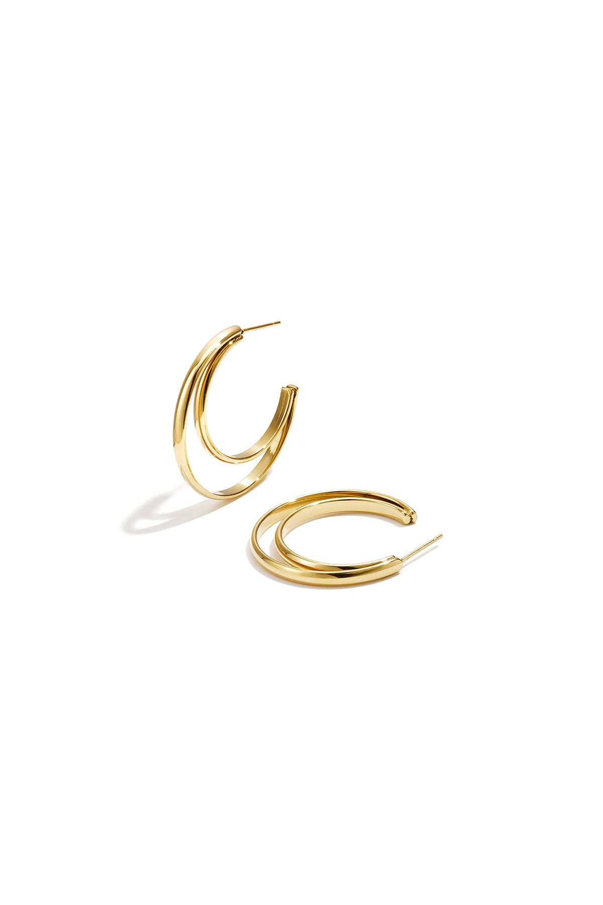 Pendientes de aro de acero inoxidable Circle Simple Daily Simple Series Joyería para mujer