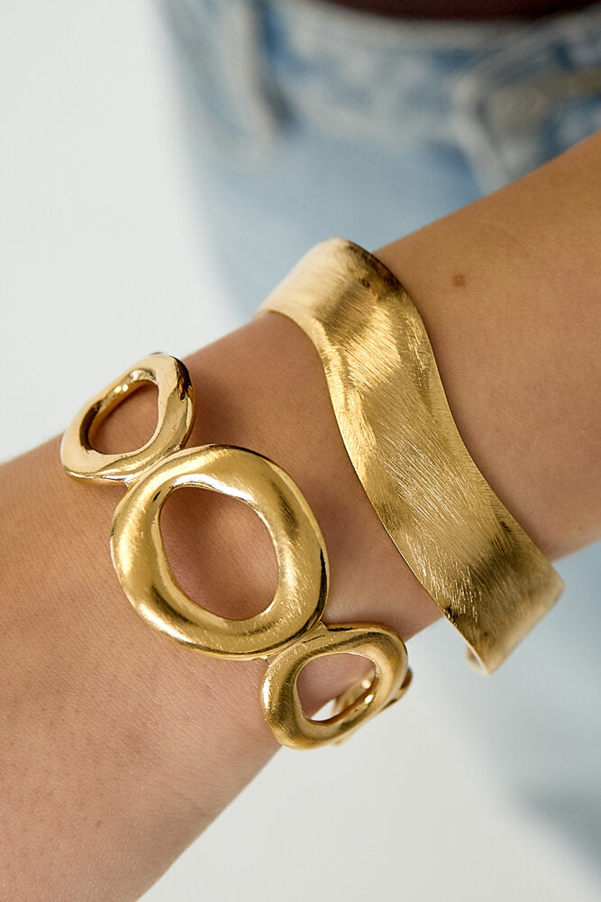 Elegant Irregular Cuff Bracelets for Women