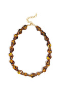 Elegant Brown Beaded Necklace for Timeless Style
