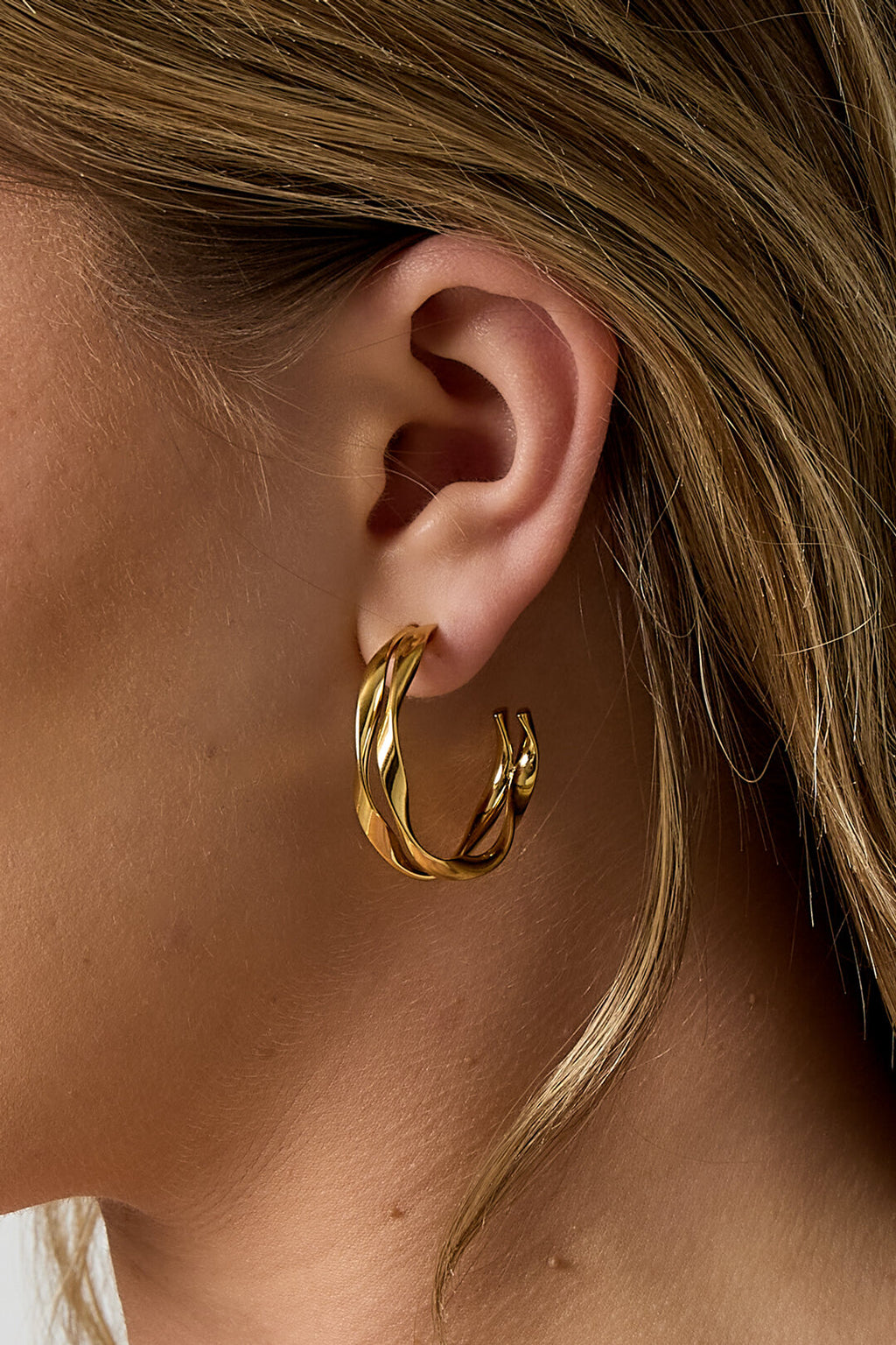 Stylish Stainless Steel Hoop Earrings for Women