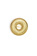Stylish Gold Circle Brooch for Everyday Elegance