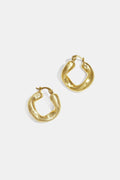 Elegant Lumé Stainless Steel Hoop Earrings