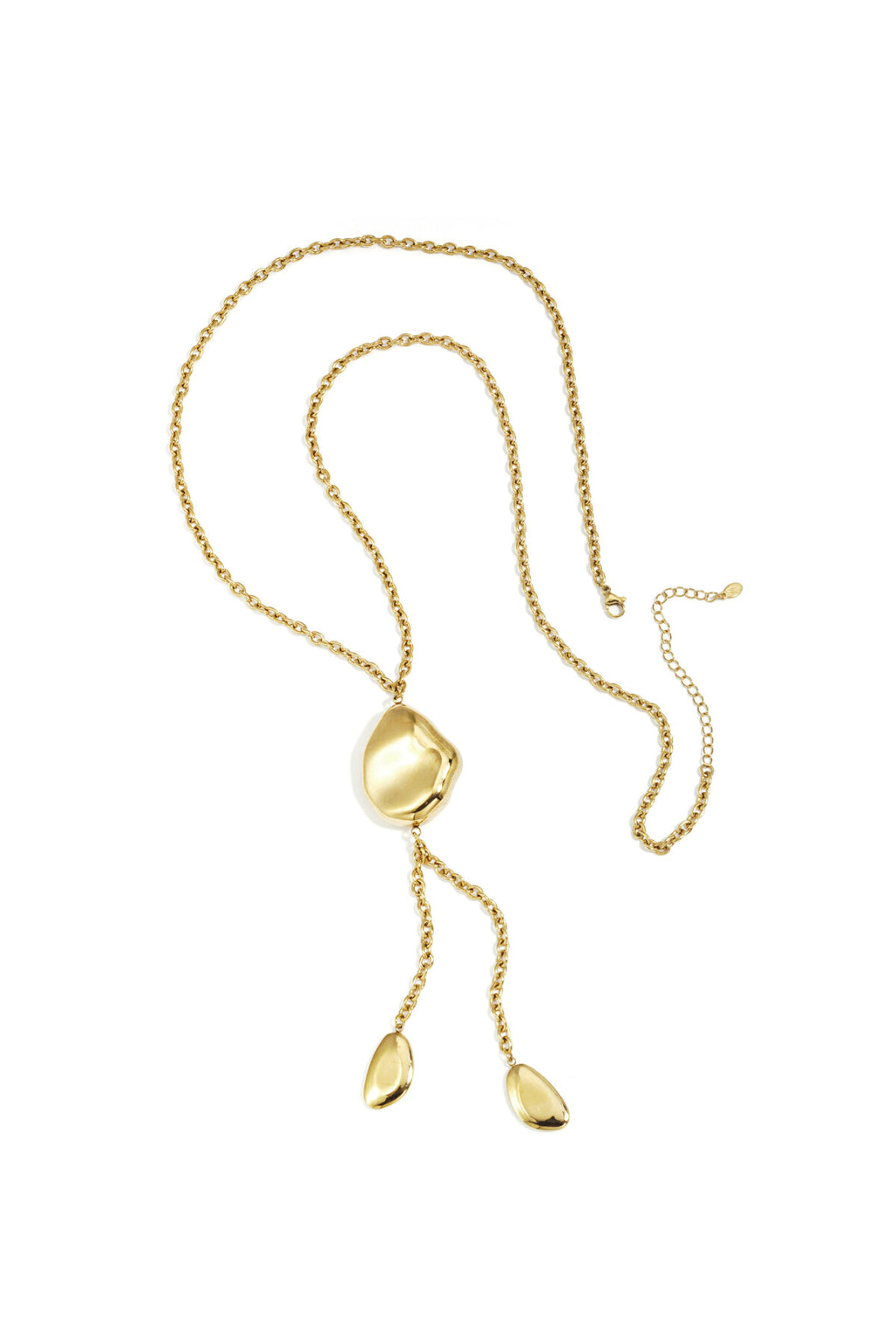 Elegant Gold-Plated Long Necklace for Everyday Glamour
