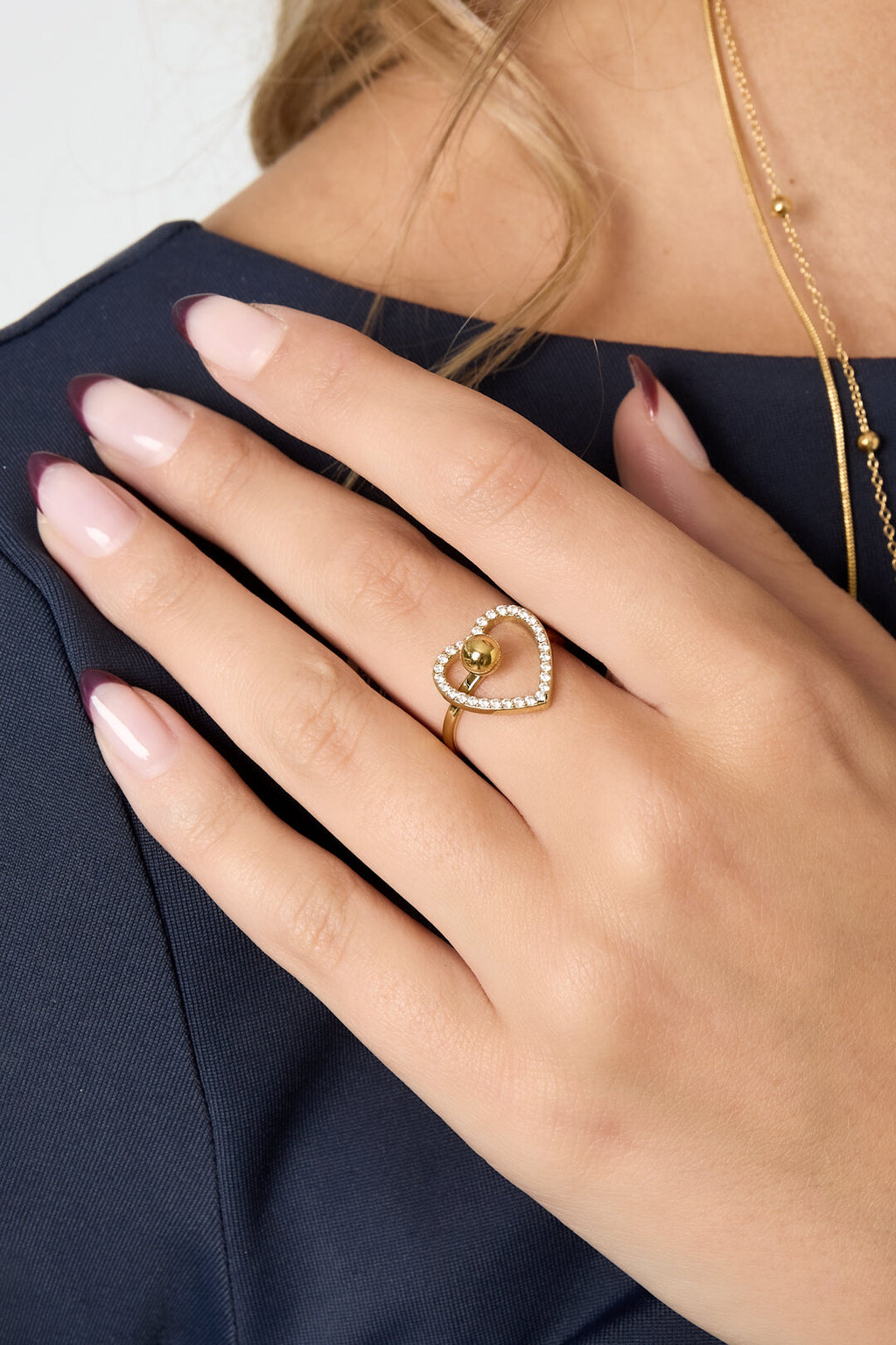 Elegant Adjustable Statement Ring - All Fit