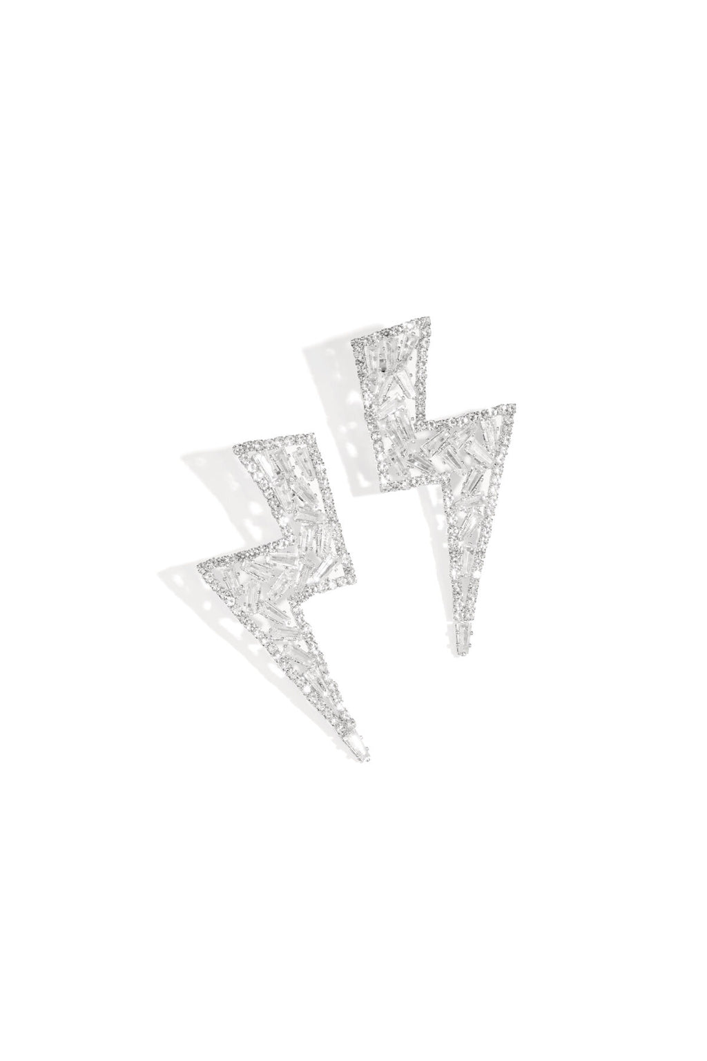 Elegant Irregular Shaped Party Earrings - Silver & Gold