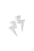 Elegant Irregular Shaped Party Earrings - Silver & Gold
