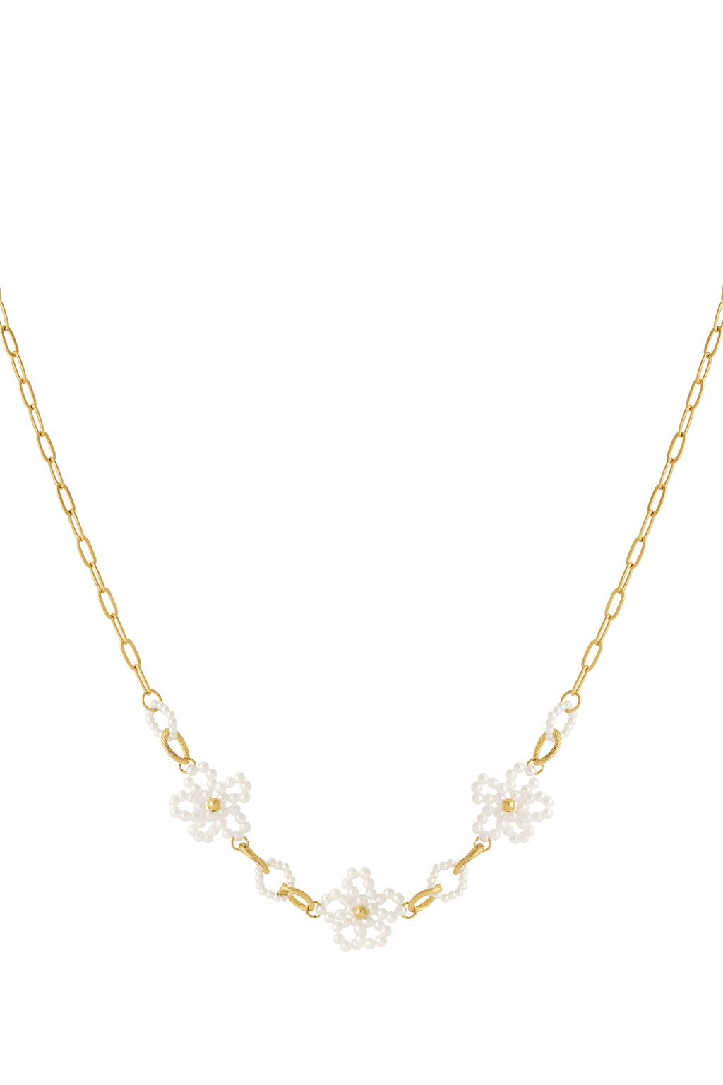 Cadena de eslabones de flores Ketting