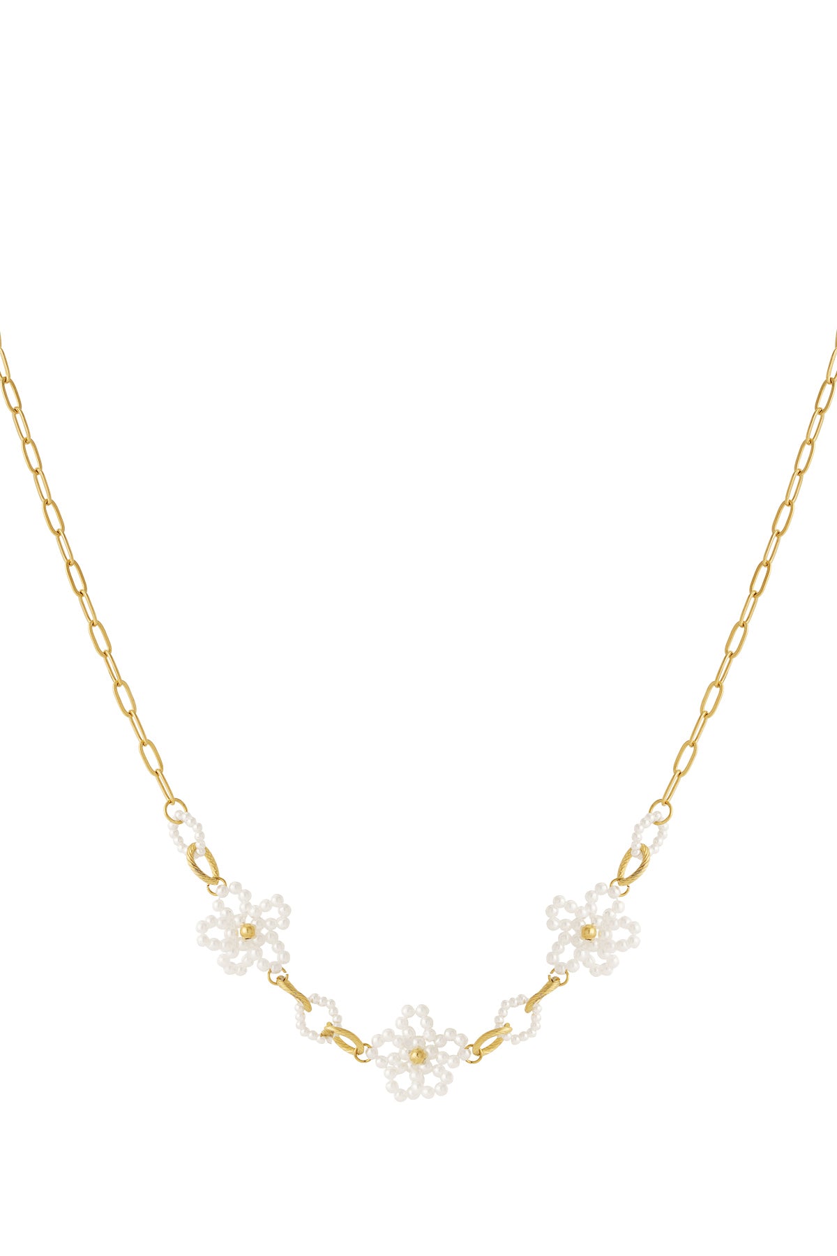 Cadena de eslabones de flores Ketting