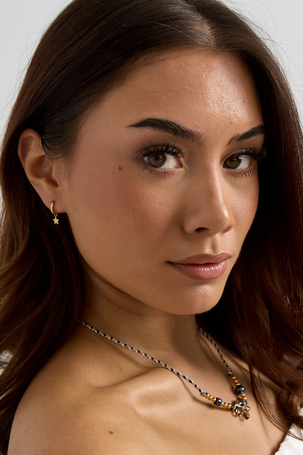 Pendientes Star Plata Acero inoxidable