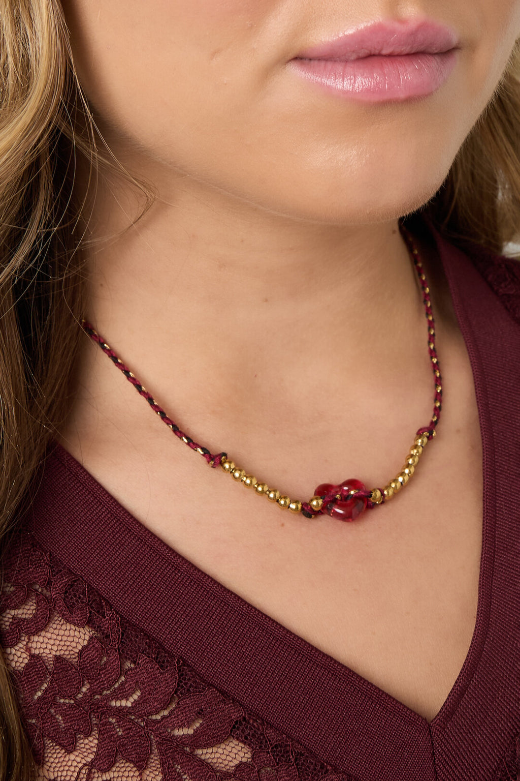 Elegant Heart Beaded Necklace for Everyday Chic