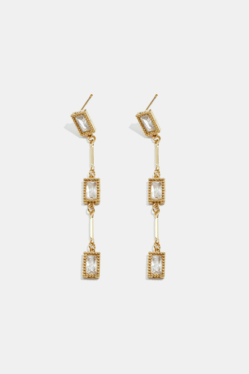 Pendientes colgantes de acero inoxidable con forma geométrica, sencillos, de la serie Daily Simple, joyería para mujer.