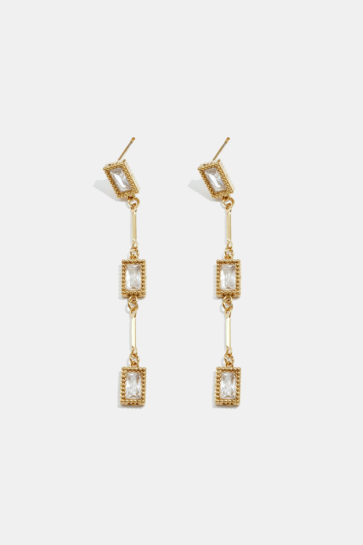 Pendientes colgantes de acero inoxidable con forma geométrica, sencillos, de la serie Daily Simple, joyería para mujer.