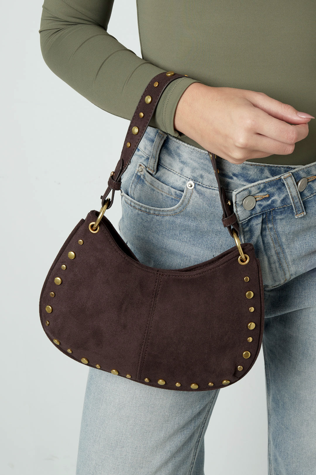 Elegant Suede Shoulder Bag for Women - Fall/Winter Essential