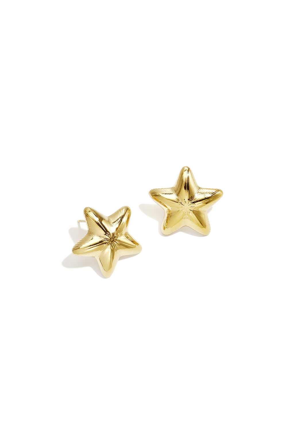 Pendientes de botón de acero inoxidable Star Simple Daily Simple Series Joyería para mujer