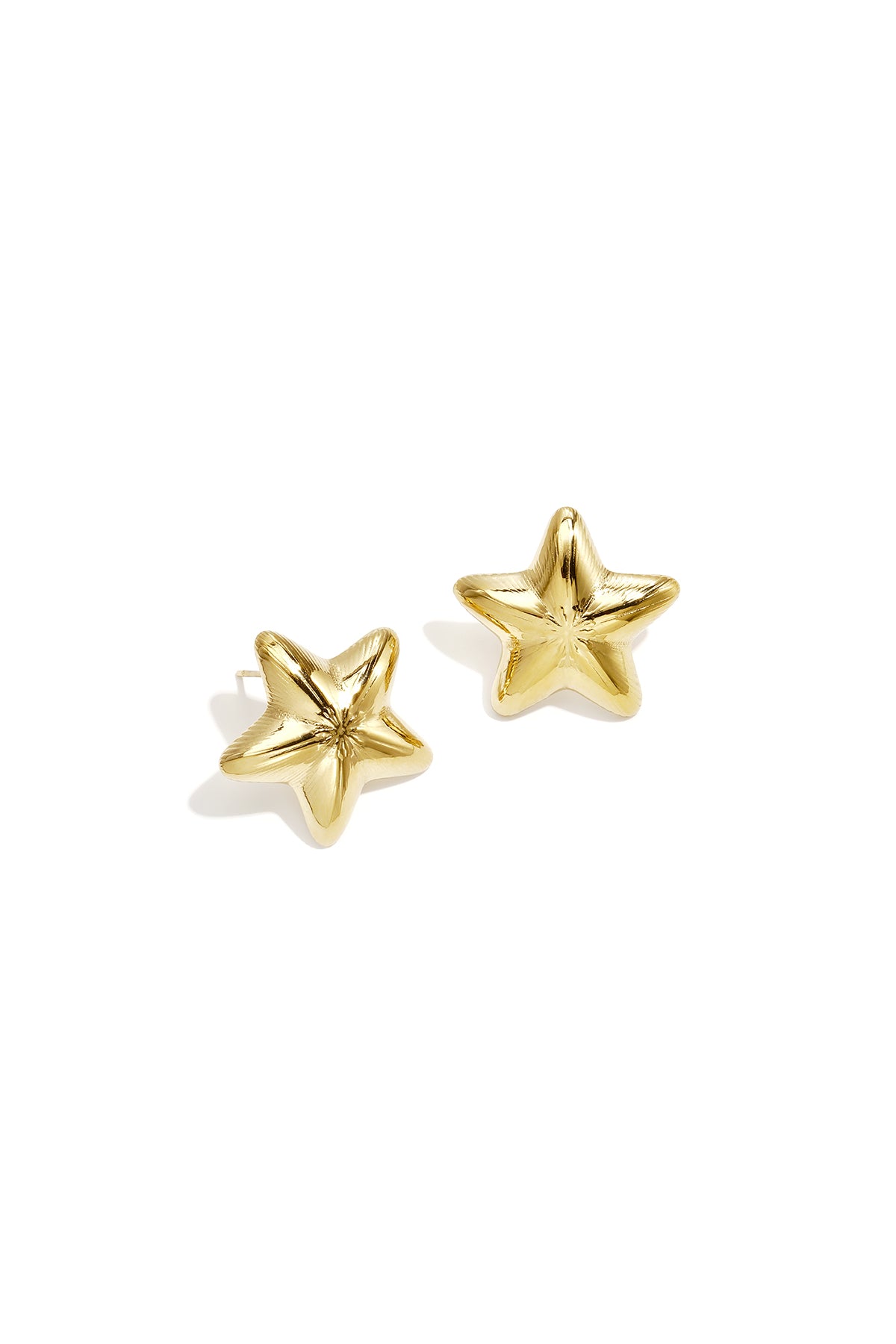 Pendientes de botón de acero inoxidable Star Simple Daily Simple Series Joyería para mujer