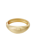 Elegant Gold-Toned Irregular Bangle for Everyday Elegance