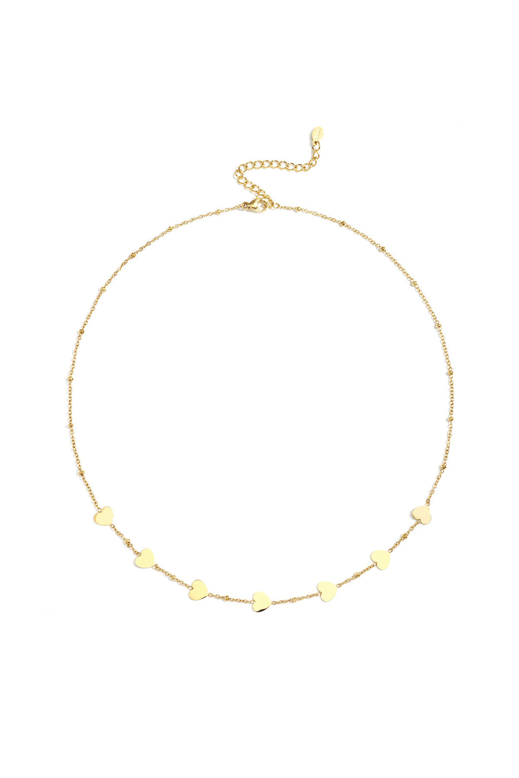 Elegant Gold Heart Chain Necklace for Everyday Wear