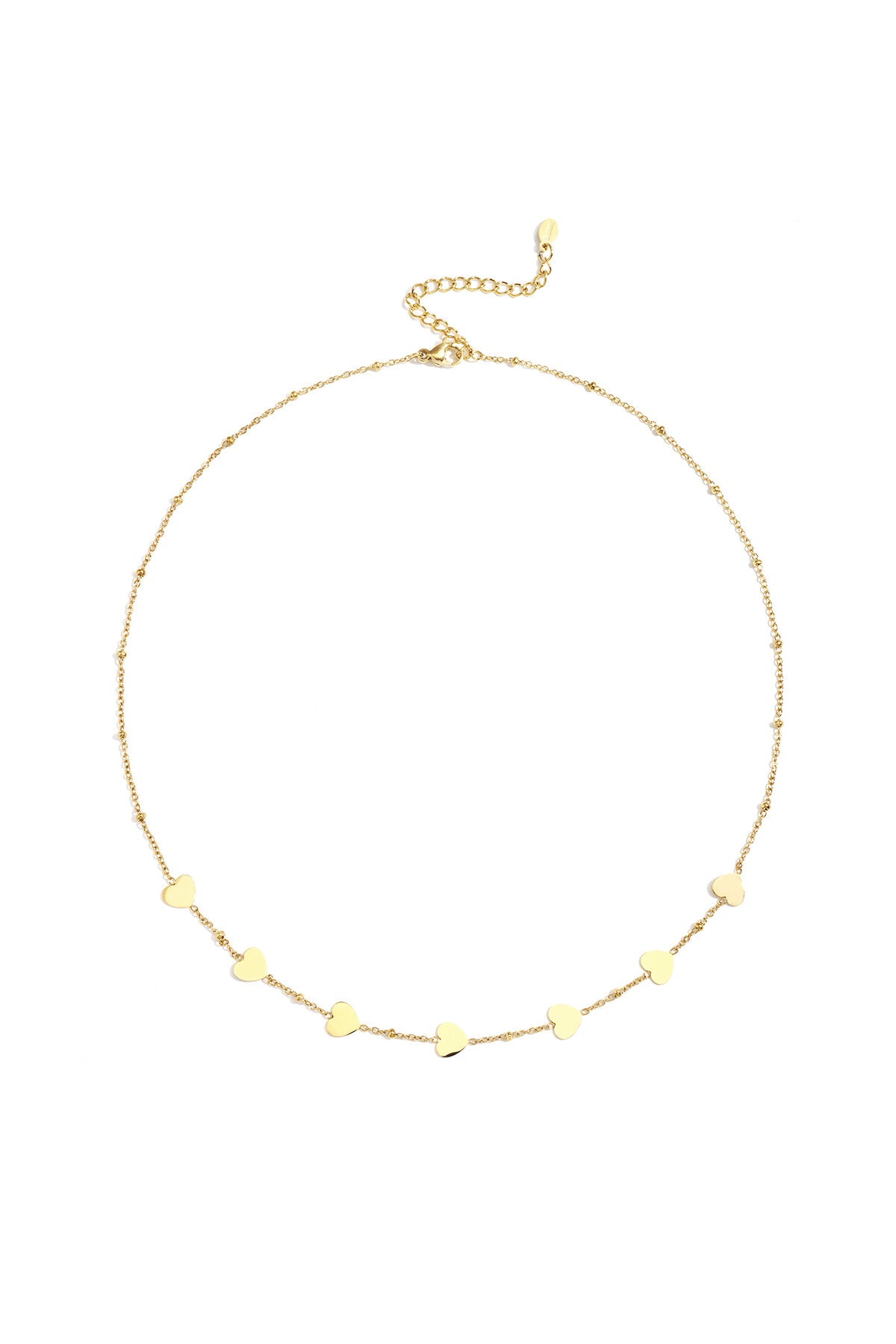 Elegant Gold Heart Chain Necklace for Everyday Wear