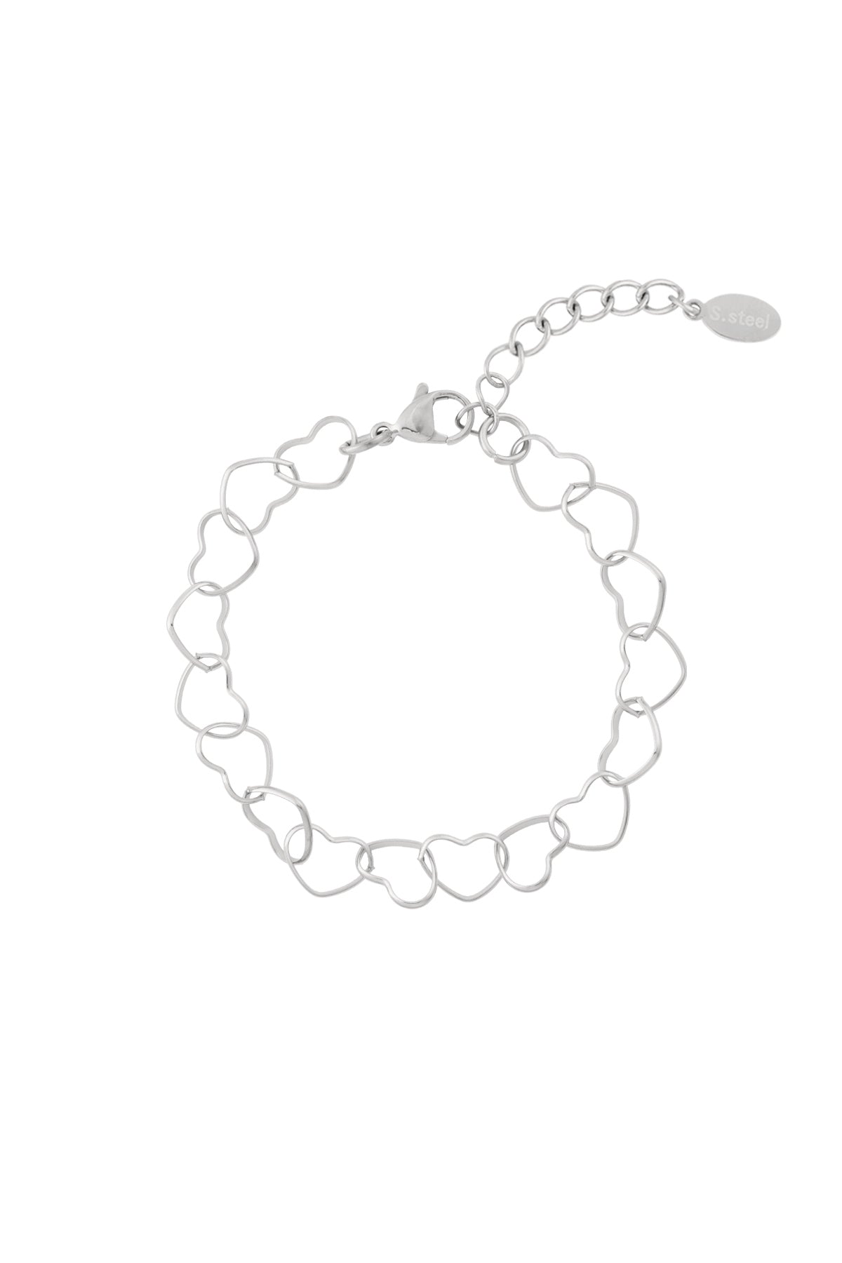 Elegant Heart Chain Bracelet for Everyday Wear