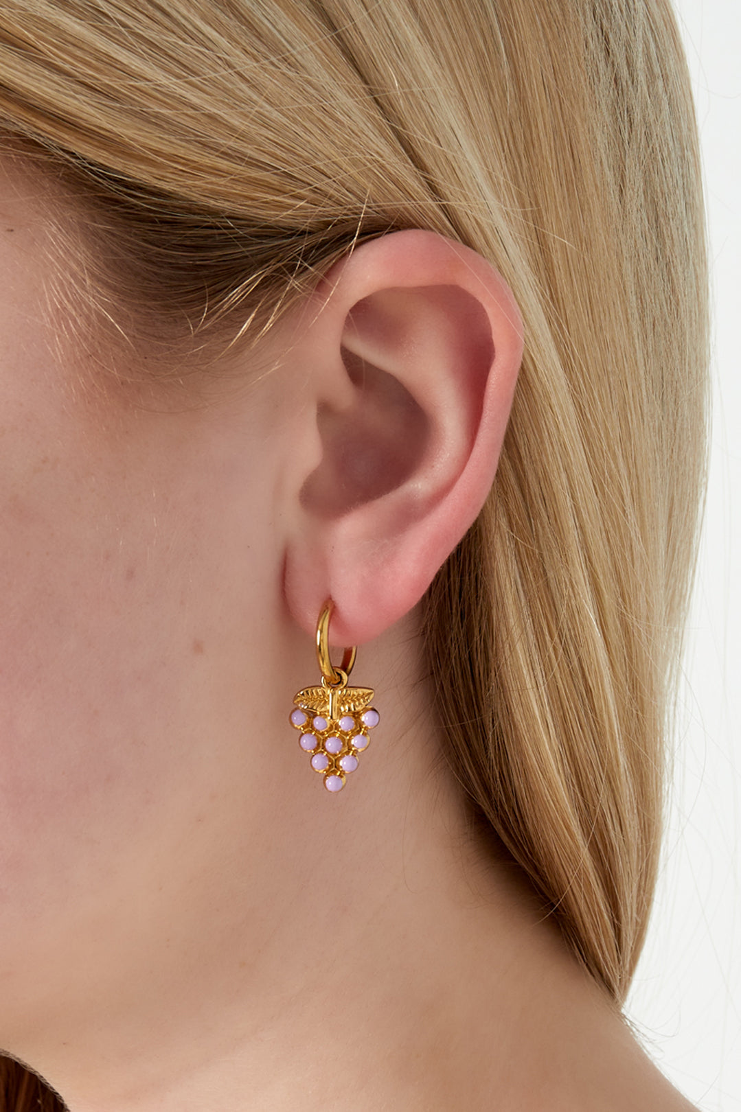 Elegant Gold Color Drop Earrings for Spring/Summer