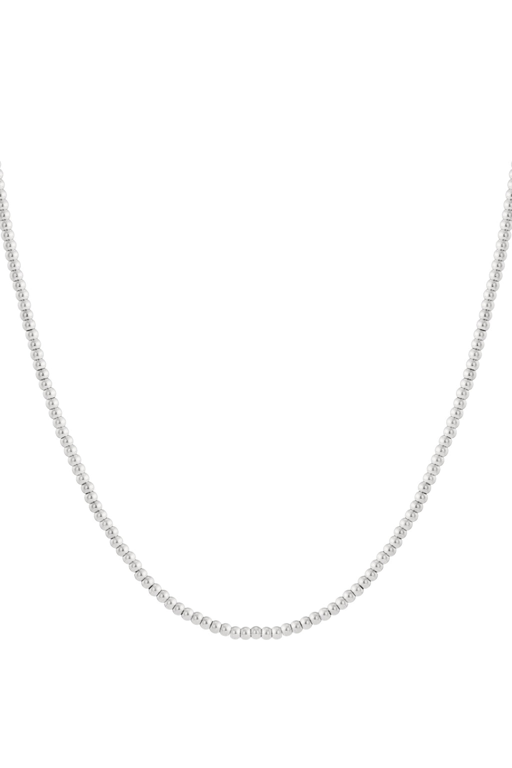 Collar de cuentas macizas de 5 mm