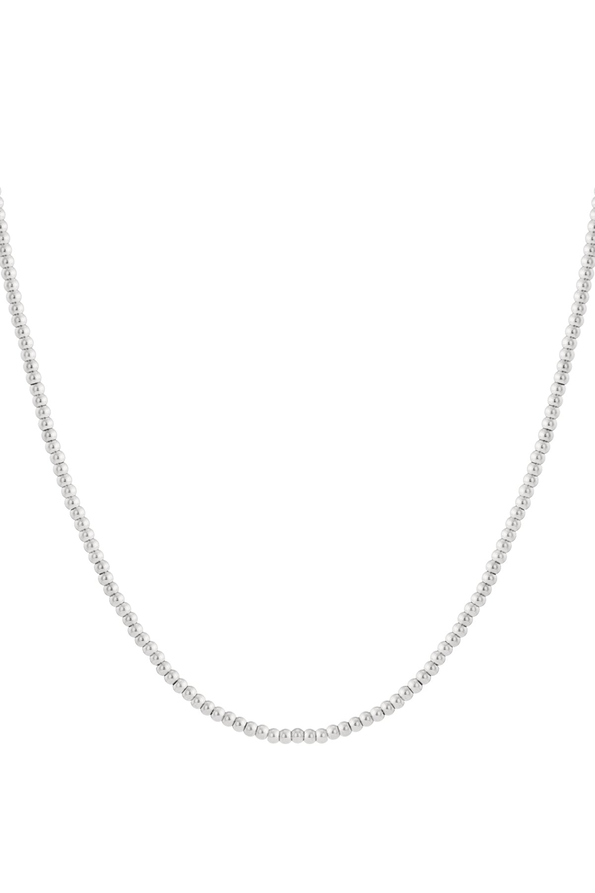 Collar de cuentas macizas de 5 mm