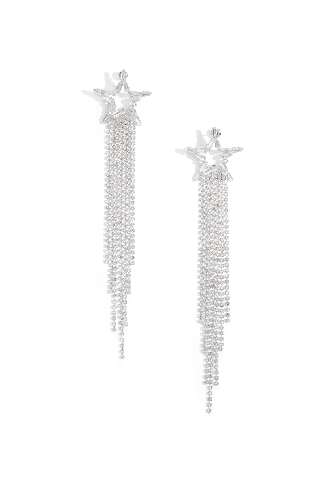 Elegant Star Zircon Earrings for Christmas Parties