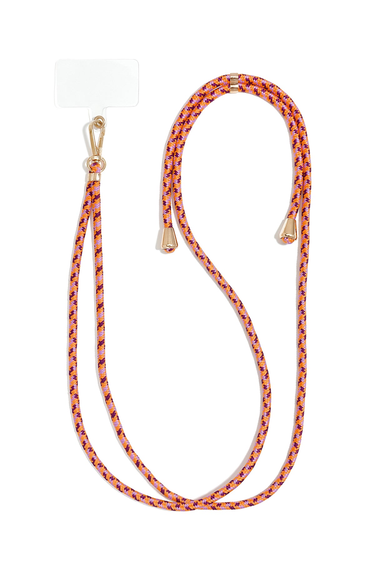 Cadena para teléfono de patchwork, sencilla, de poliéster, accesorio diario
