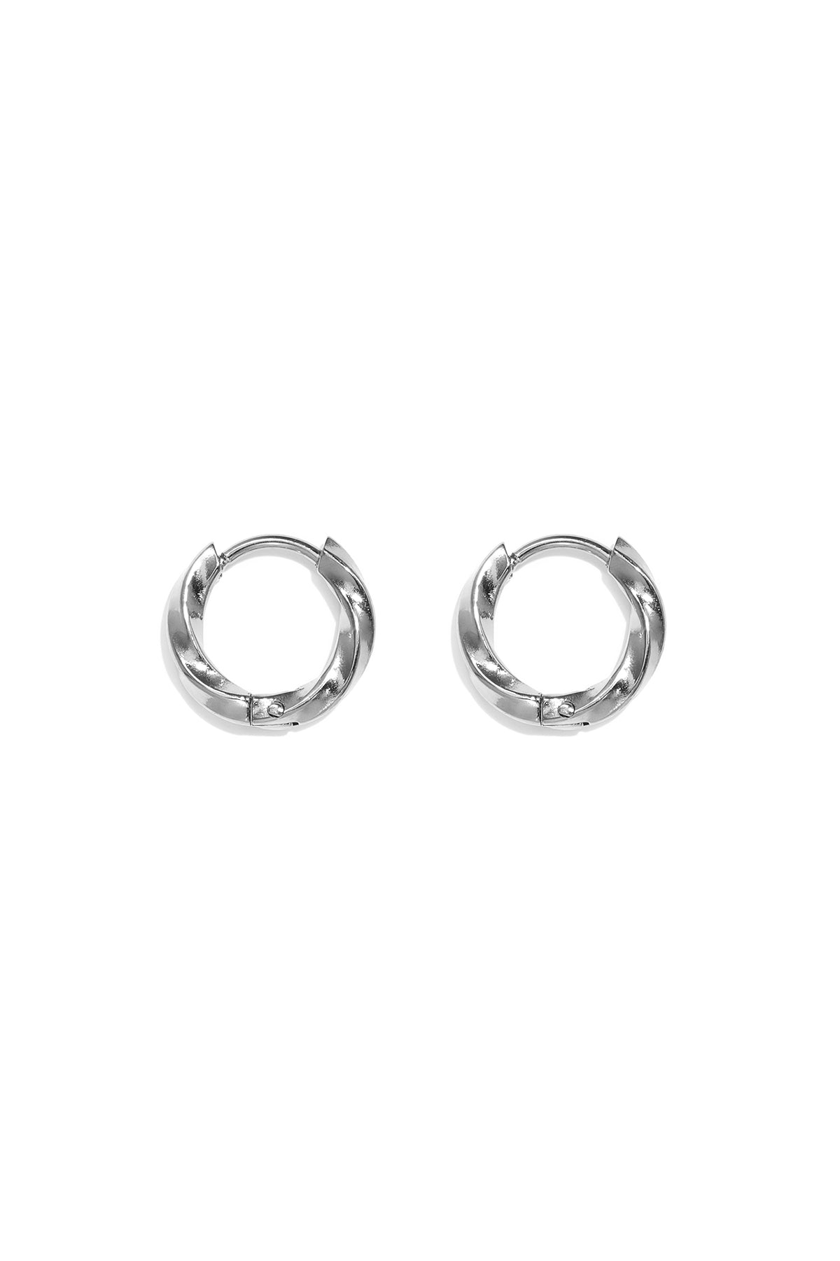 Conjunto de pendientes de acero inoxidable Circle Simple Daily Simple Series Joyería para mujer