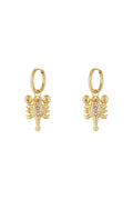 Elegant Drop Earrings for Women - Silver & Gold