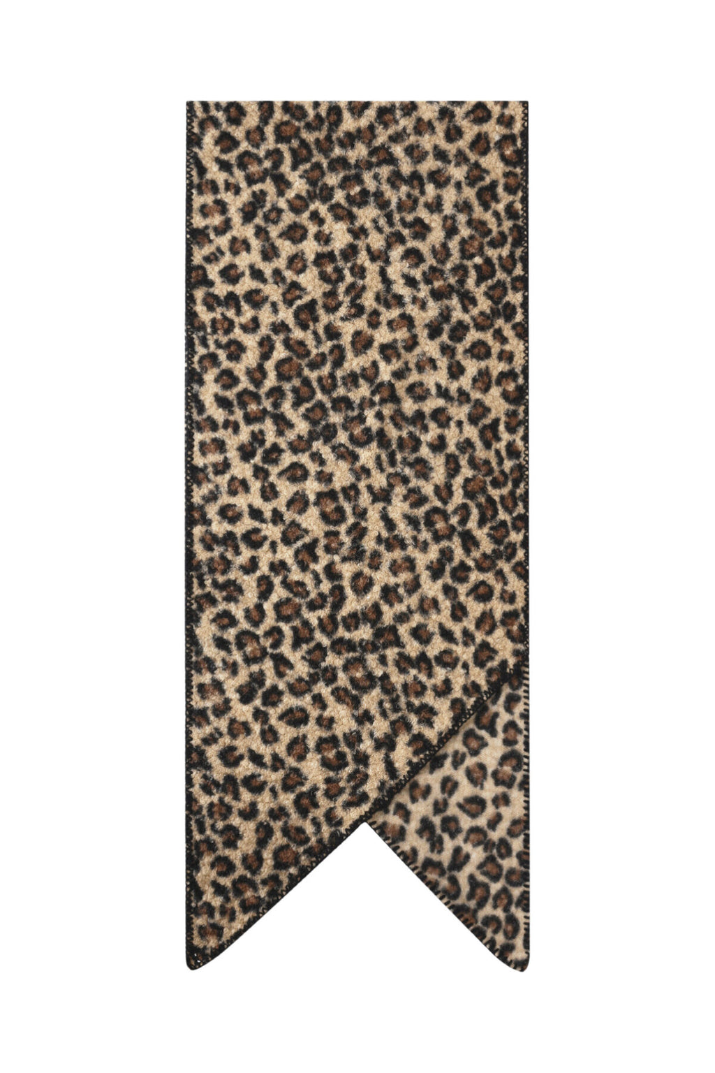 Stylish Khaki and Camel Leopard Print Winter Scarf for Women