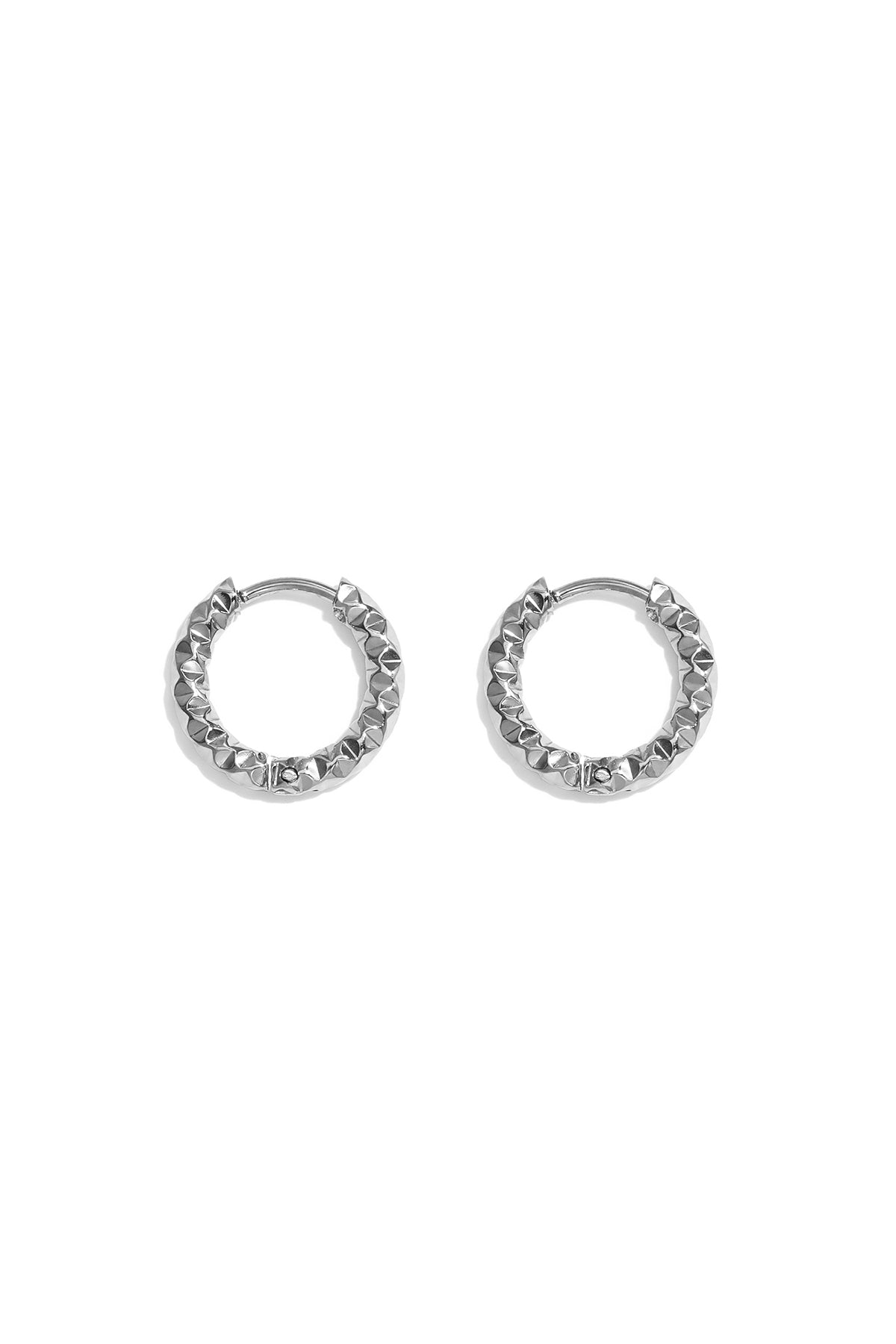 Pendientes de aro de acero inoxidable Circle Simple Daily Simple Series Joyería para mujer