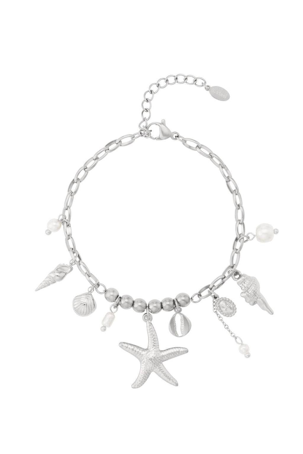 Elegant 14K Gold Plated Charm Bracelet for Women