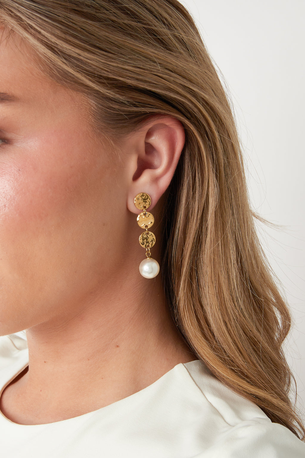 Pendientes colgantes de acero inoxidable con forma geométrica, elegantes, de la serie Daily Simple, joyería para mujer.