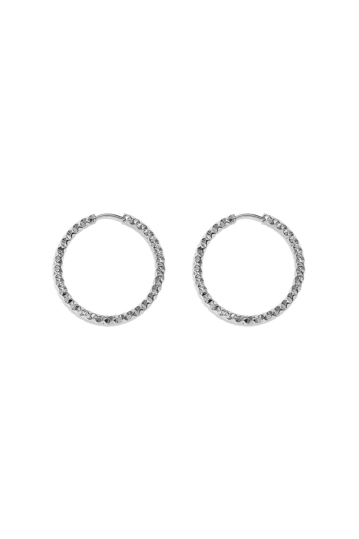 Pendientes de aro de acero inoxidable Circle Simple Daily Simple Series Joyería para mujer