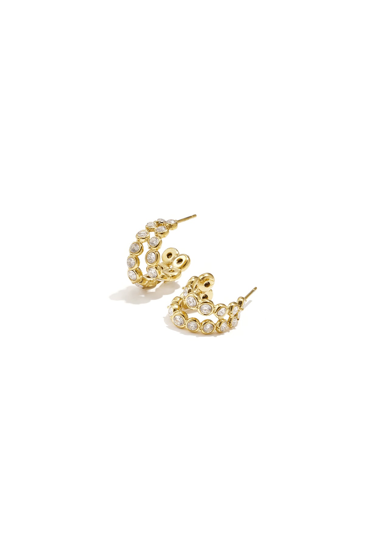 Pendientes de aro de acero inoxidable Circle Simple Daily Simple Series Joyería para mujer