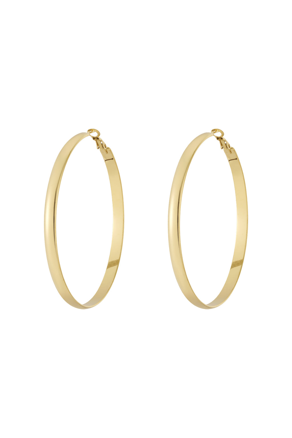 Stylish Stainless Steel Hoop Earrings - All Fit, Simple & Casual
