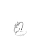 Anillos minimalistas de acero inoxidable con forma geométrica, sencillos para uso diario, serie Simple. Joyería para mujer.