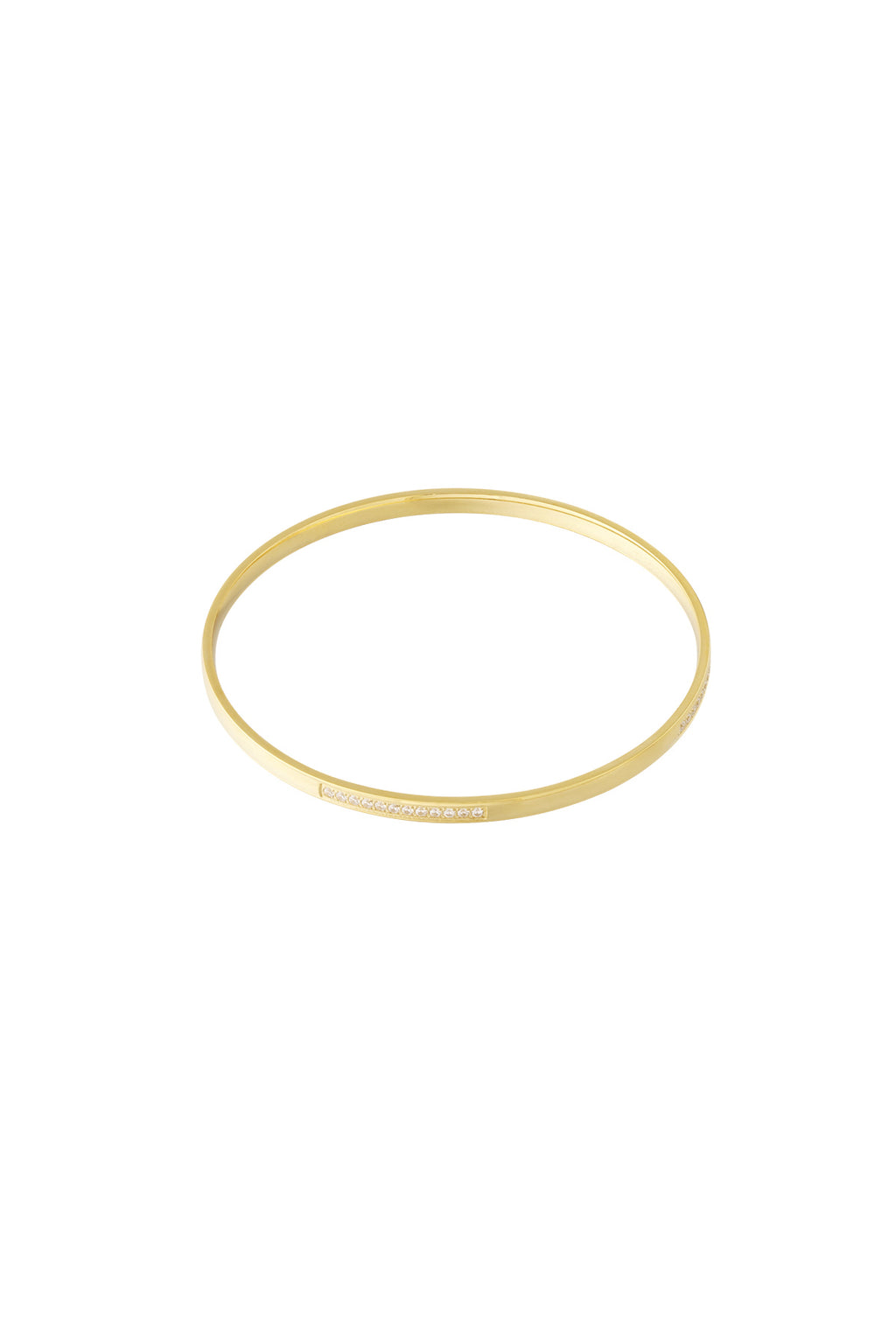 Stylish 14K Gold Plated Irregular Bangle for Everyday Elegance