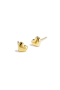 Pendientes de acero inoxidable con forma de corazón atrevido
